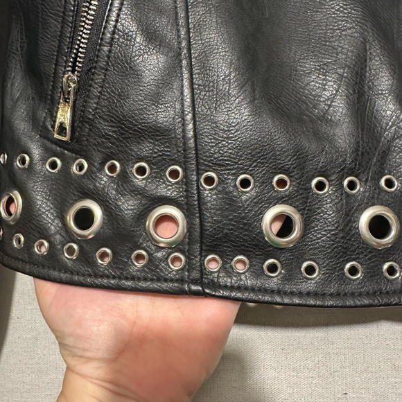 Romeo + Juliet Couture faux leather moto jacket - size medium - Picture 6 of 9
